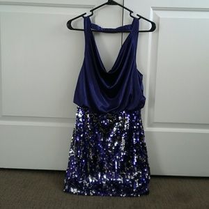 Royal Purple party dress